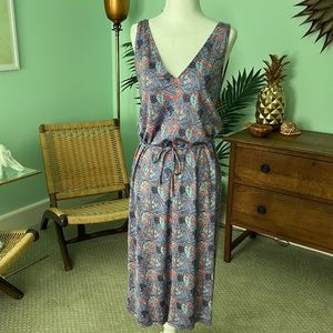 NWT Beautiful Tory Burch "Sandy" Silk Sea Coral Artemis dress size S